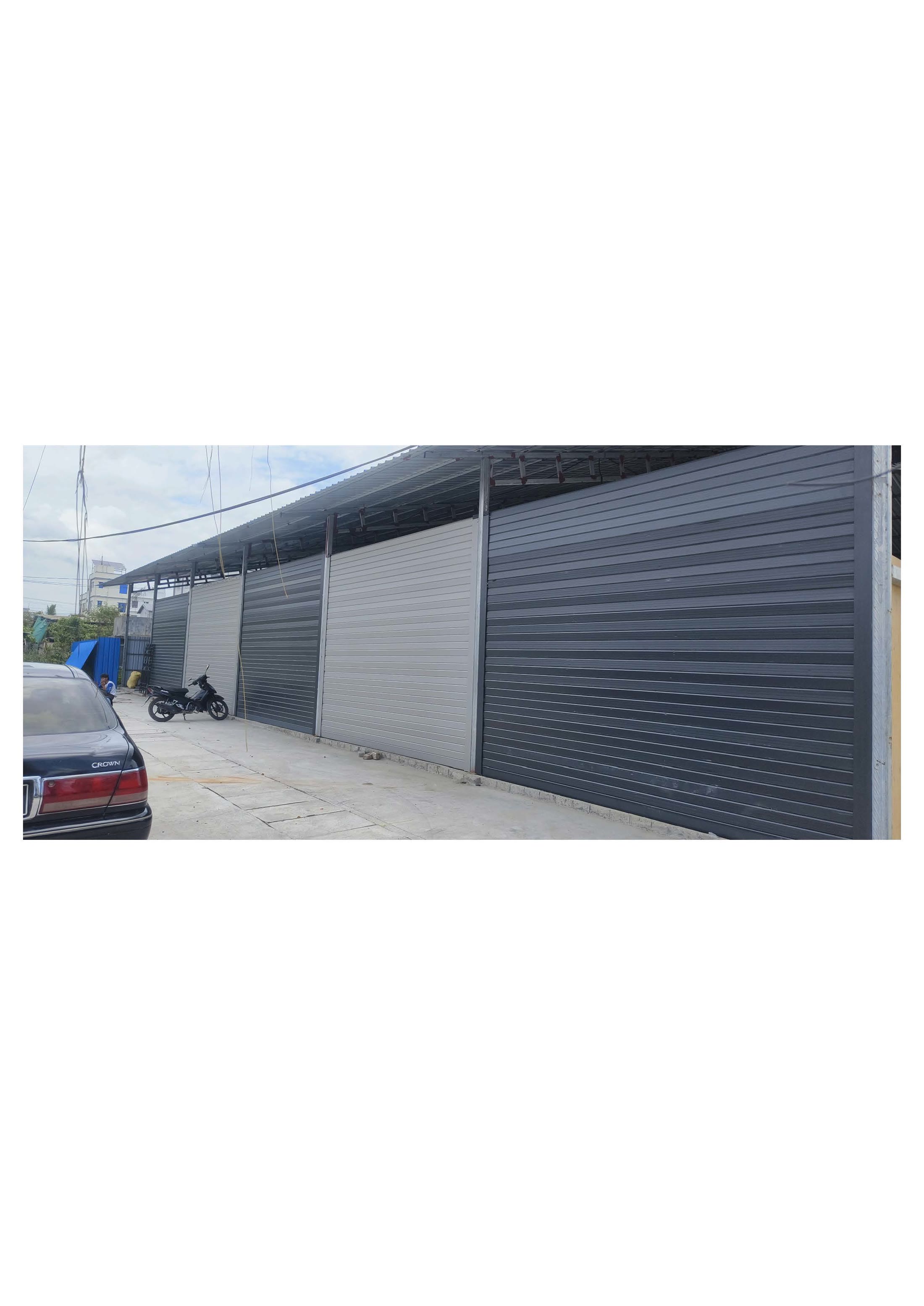 Polished aluminium finish in context